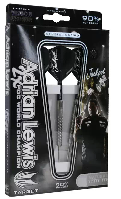 Amazon.co.jp: Target Darts Adrian Lewis 24G ブラック
